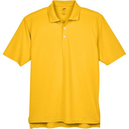 Gold Men's Stain-Release Performance Custom Polo