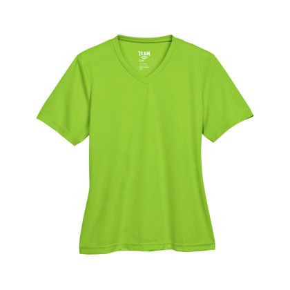 Acid Green Promotional Team 365 Ladies' Zone Performance T-Shirt