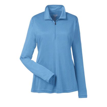 Promo Team 365 Ladies' Zone Performance 1/4 Zip - Sport Light Blue