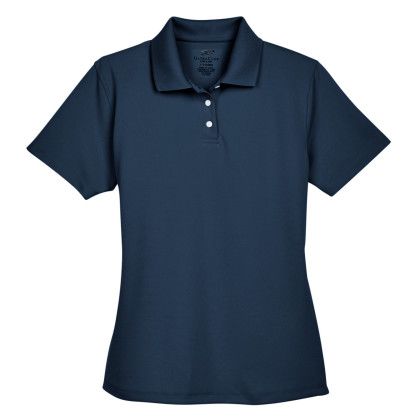 Navy Ladies Custom Stain-Release Performance Polo