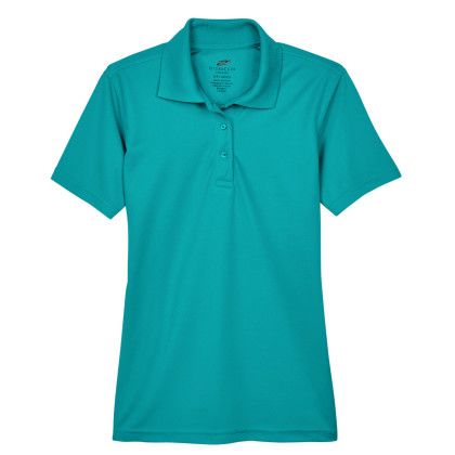 Jade Ladies Custom UltraClub Cool & Dry Mesh Pique Polo