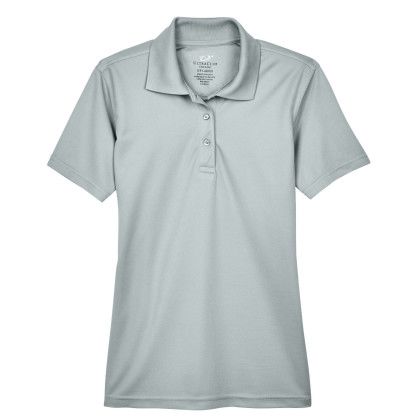 Silver Ladies Custom UltraClub Cool & Dry Mesh Pique Polo