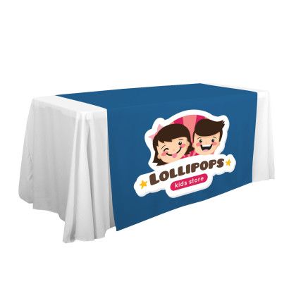 Blueberry Wide Full Color Front LazerLine Table Runner