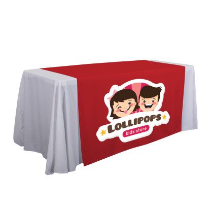 Cherry Wide Full Color Front LazerLine Table Runner