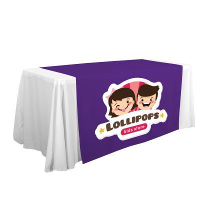 Grape Wide Full Color Front LazerLine Table Runner