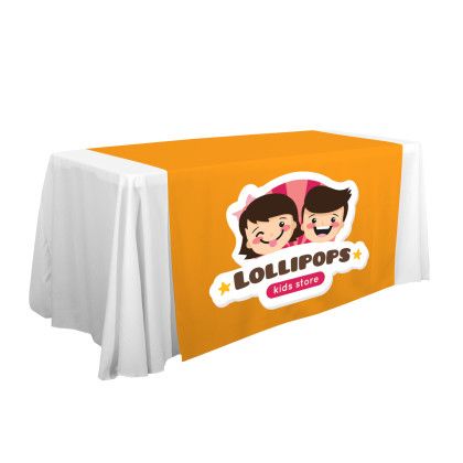 Mango Wide Full Color Front LazerLine Table Runner