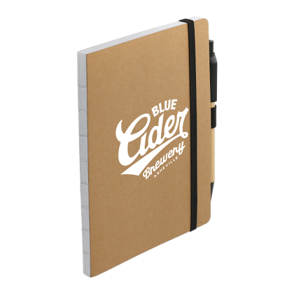 Promotional FSC Recycled 5" x 7" Notebook & Pen Set | Journaling Sets