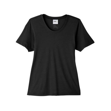 Logo CORE365 Ladies' Fusion ChromaSoft T-Shirt - Black