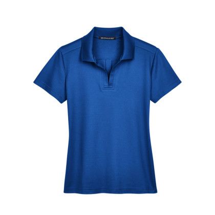 Custom Devon & Jones CrownLux Performance Ladies' Polo - True royal