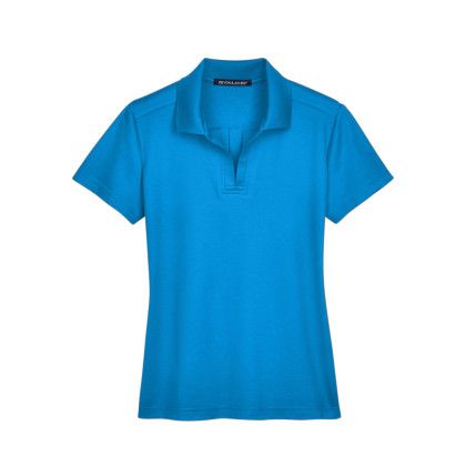 Custom Devon & Jones CrownLux Performance Ladies' Polo - True royal