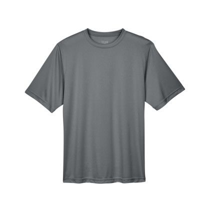 Printed Team 365 Men's Zone Performance T-Shirt - Sport Graphite