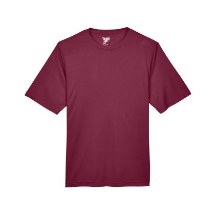 Printed Team 365 Men's Zone Performance T-Shirt - Sport Maroon