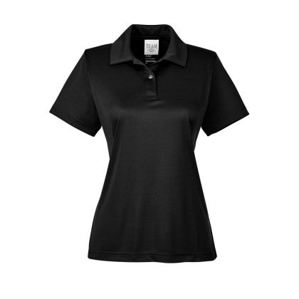 Printed Team 365 Ladies' Zone Performance Polo - Black