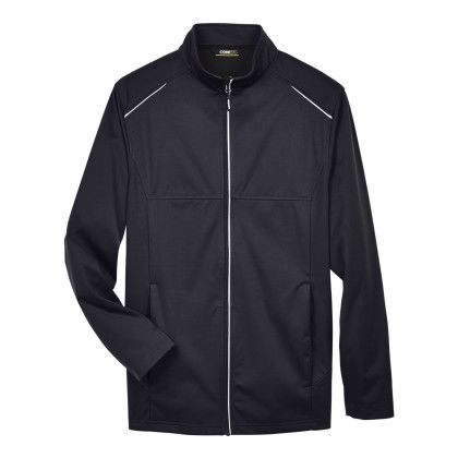 Black Custom Men's Techno Lite CORE365 3-Layer Shell Jacket