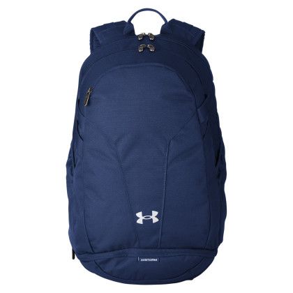 Navy Customized Under Armour Hustle 5.0 Team Backpack