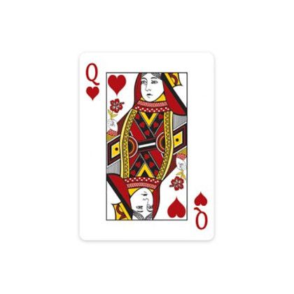 Standard Queen for Full Color Custom Back Poker Size Playing Cards