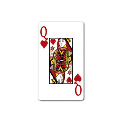 Jumbo Queen for Oversized Full Color Custom Back Playing Cards