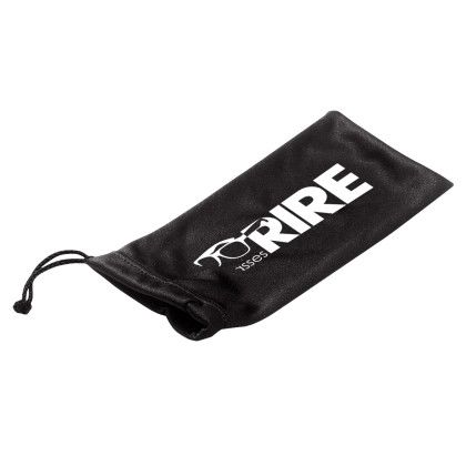 Black Custom Microfiber Pouch with Drawstring