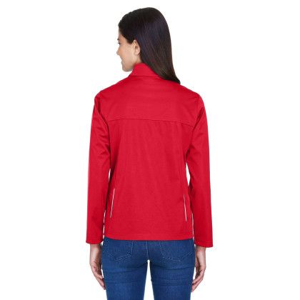 Back Classic Red Custom Ladies' Techno Lite CORE365 3-Layer Shell Jacket