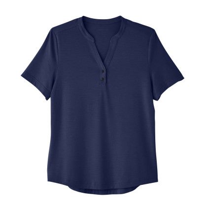 Classic Navy North End Ladies' Custom Stretch Performance Polo