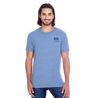 Custom Threadfast Apparel Unisex Triblend Short Sleeve Wholesale Eco-Friendly T-Shirts