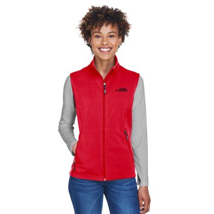 Custom Ladies' CORE365 Cruise 2-Layer Fleece Bonded Soft Shell Vest