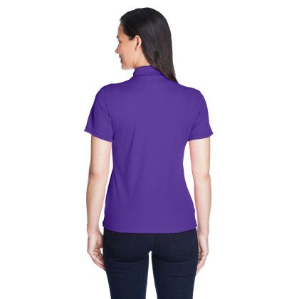 Ladies' Core365 Origins Performance Polo - Back view