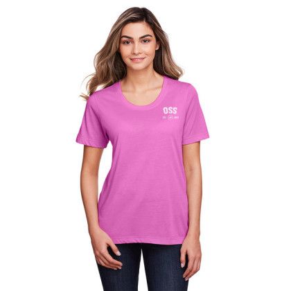 Logo CORE365 Ladies' Fusion ChromaSoft Performance T-Shirt 