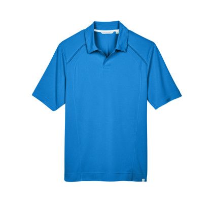 Custom North End Men's Recycled Performance Pique Polo - Lt Nautical blue