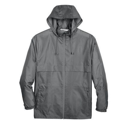 Team 365 Zone Protect Lightweight Jacket with Logo Graphite