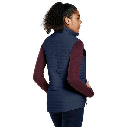 Back of Custom Women's Front Runner Storm Creek Eco-Insulated Quilted Vest