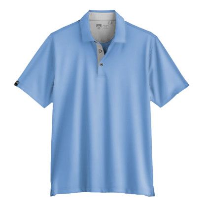 Peri Blue Custom Men's Visionary II Short Sleeve Eco-Friendly Polo