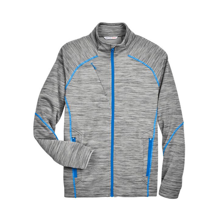 88697 Ash City - North End Sport Men's Flux Mélange Bonded Fleece Jacket