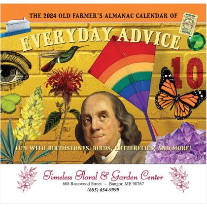 Old Farmer's Almanac Home Hints Calendar - Stapled