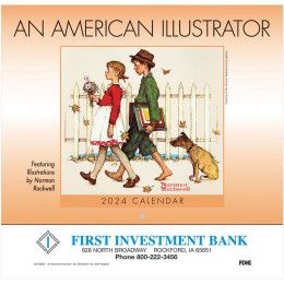 Promotional An American Illustrator Wall Calendar - Stapled