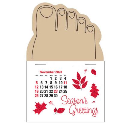 Press-N-Stick Calendar - Foot Promotion