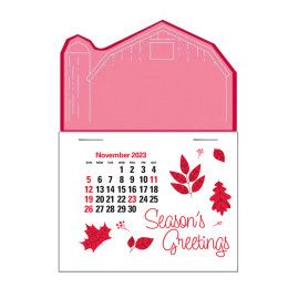 Press-N-Stick Calendar - Barn with Imprint