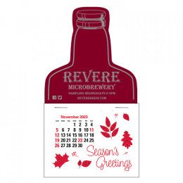 Press-N-Stick Calendar - Bottle Imprinted