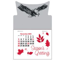 Press-N-Stick Calendar - Eagle Imprinted | Imprinted Calendar