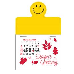 Press-N-Stick Custom Logo Calendar - Happy Face