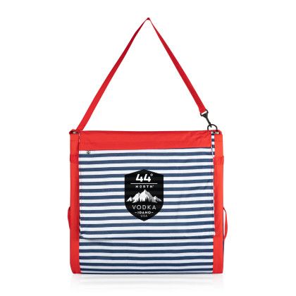 Printed Beachcomber Portable Beach Char and Tote | Custom Beach Gifts