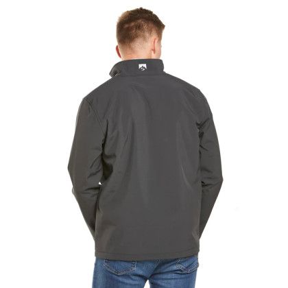 Back of Jet/Black Custom Men's Waterproof Storm Creek Eco Jacket