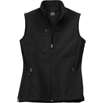 Black Promo Women's Stretch Trailblazer Fleece Lined Eco Vest