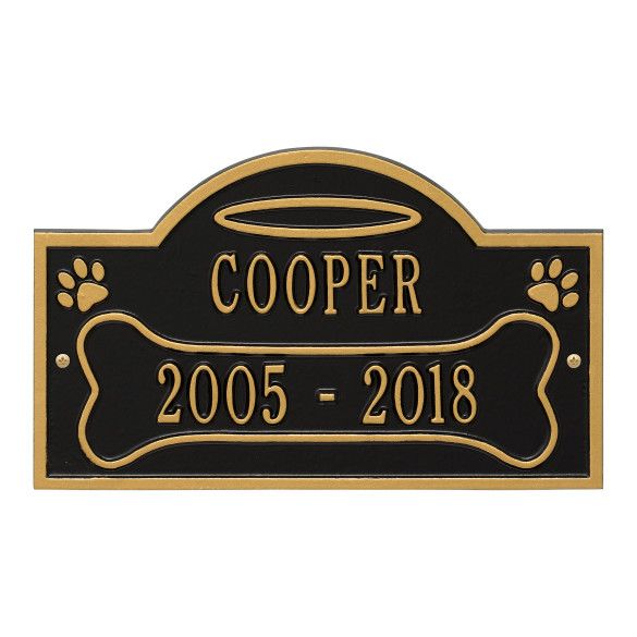 All Dogs Go To Heaven Memorial Ground Marker