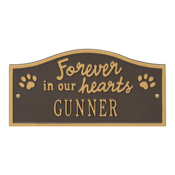 Personalized Memorial Wall Plaque For Cat