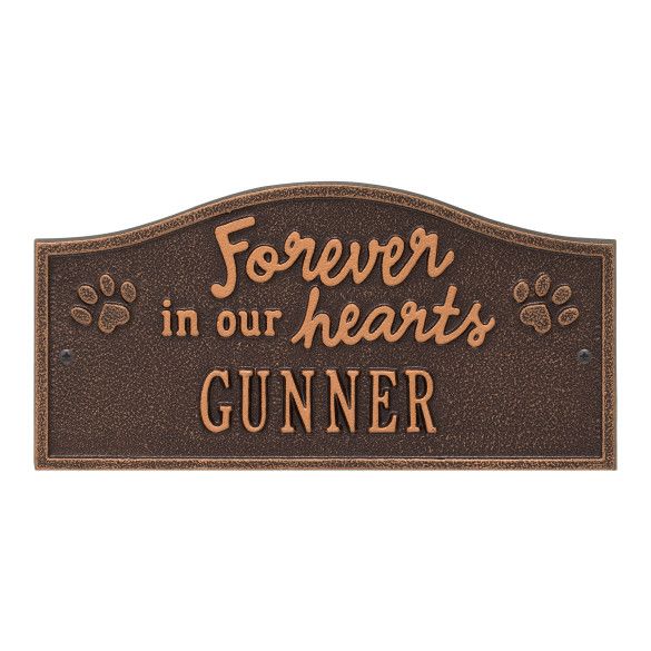 Personalized Dog Memorial Wall Plaque