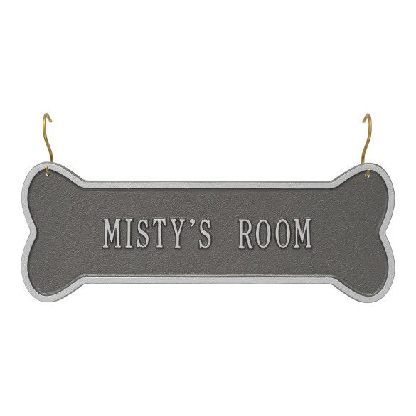 Bone Name Plaque For Dog Crate