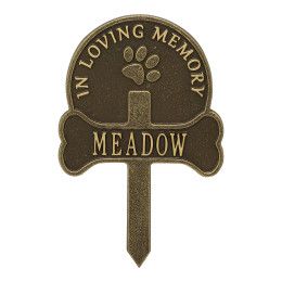 In Loving Memory Personalized Dog Memorial Yard Sign