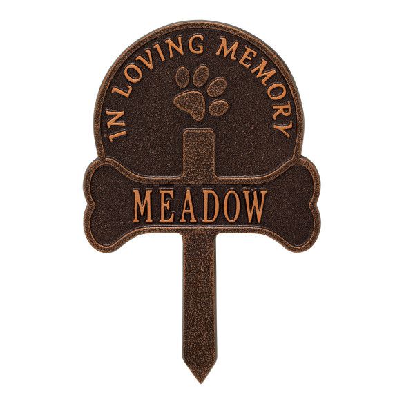 In Loving Memory Dog Memorial Sign