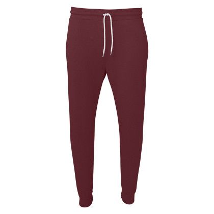 Printed Bella + Canvas Unisex Jogger Sweatpants - Maroon Printed Bella + Canvas Unisex Jogger Sweatpants - Maroon